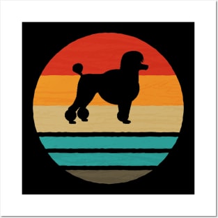 Poodle Retro Dog Posters and Art